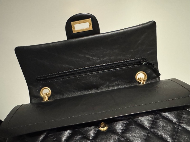 小巴黎二手名牌真品chanel 2.55復刻 小號 24公分 雙蓋 29開保卡-14