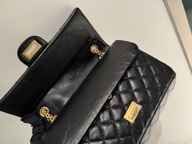 小巴黎二手名牌真品chanel 2.55復刻 小號 24公分 雙蓋 29開保卡-15