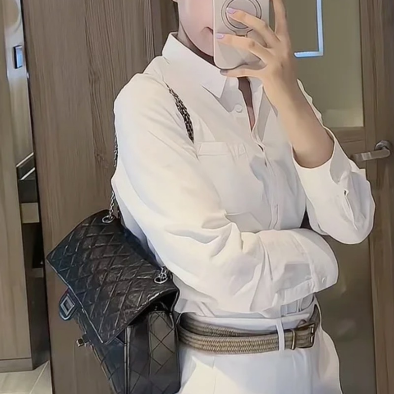 小巴黎二手名牌真品Chanel 2.55  黑銀 24公分 小號 有卡 購證-19