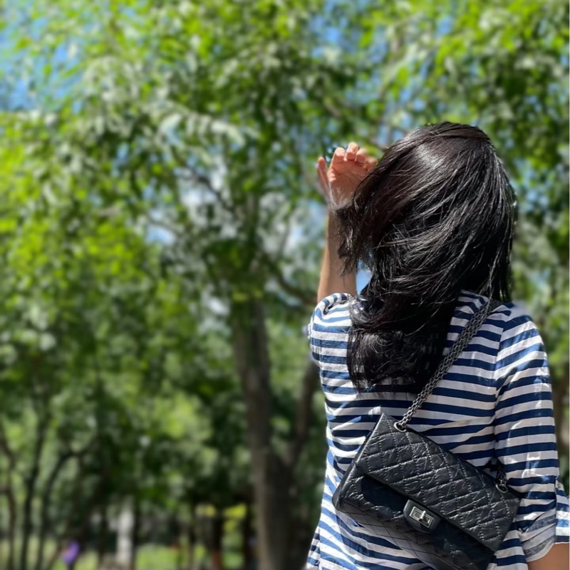 小巴黎二手名牌真品Chanel 2.55  黑銀 24公分 小號 有卡 購證-20