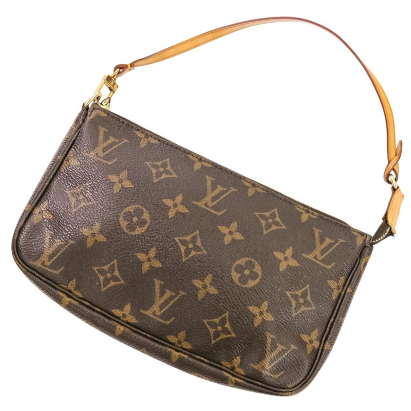 路易威登 Monogram Pochette Accessoires 女士肩帶配件包 M51980-1