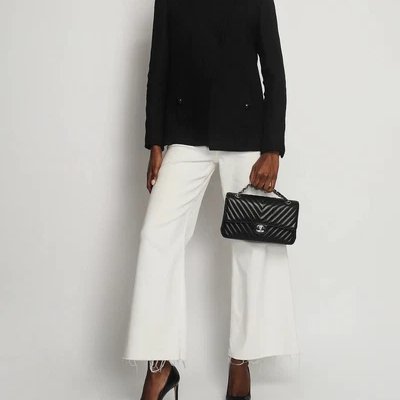 Chanel 15P 黑色軟泥外套-2