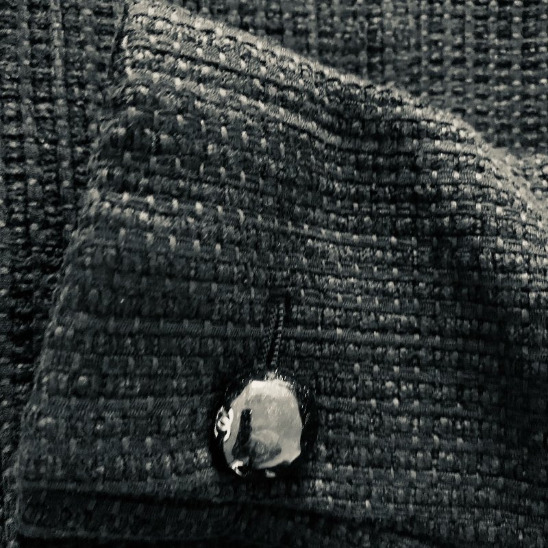 Chanel 15P 黑色軟泥外套-25