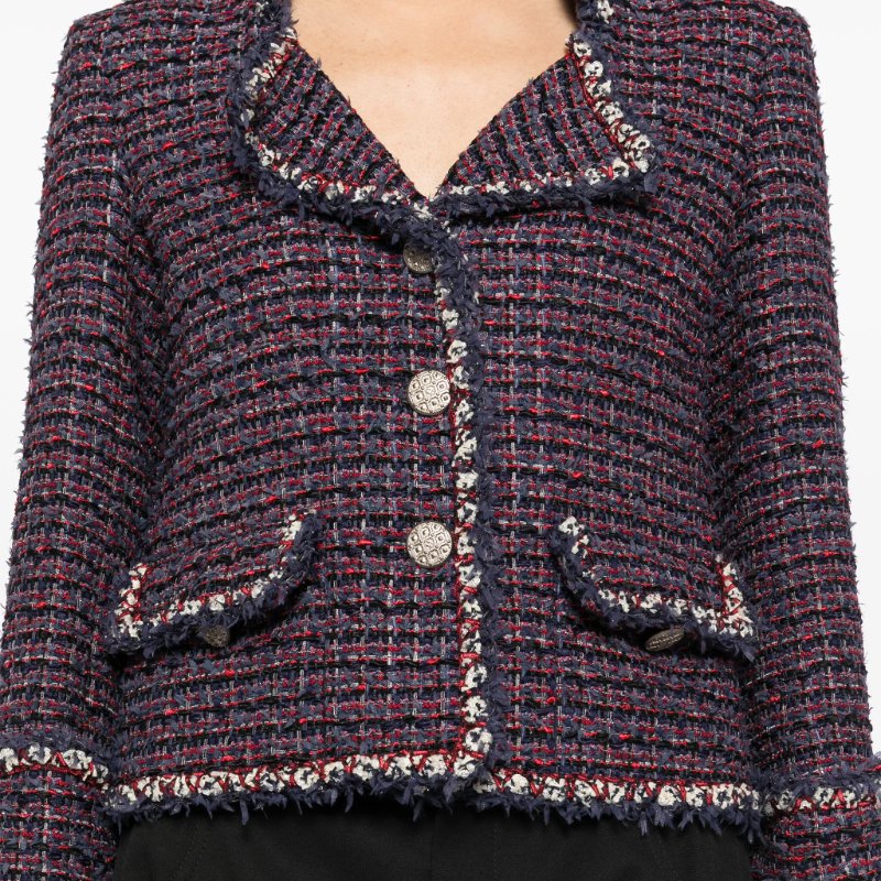 Chanel 明星同款超美編織外套-4