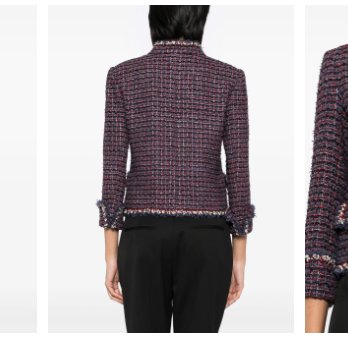 Chanel 明星同款超美編織外套-8