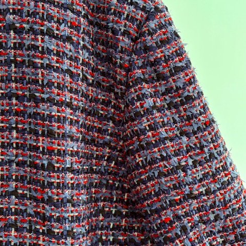 Chanel 明星同款超美編織外套-13