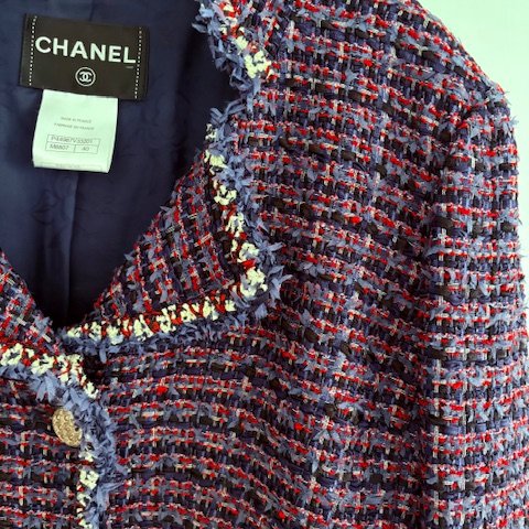 Chanel 明星同款超美編織外套-16