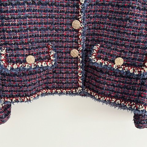 Chanel 明星同款超美編織外套-18