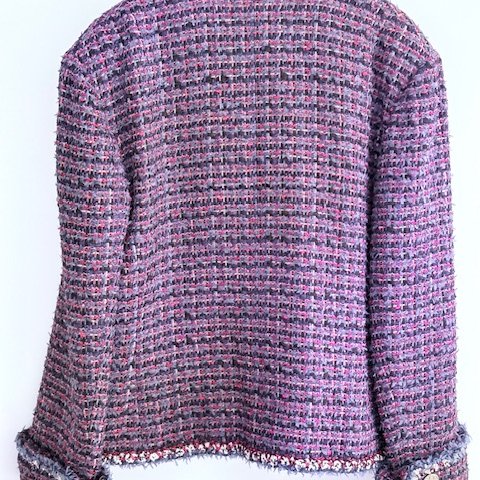 Chanel 明星同款超美編織外套-19