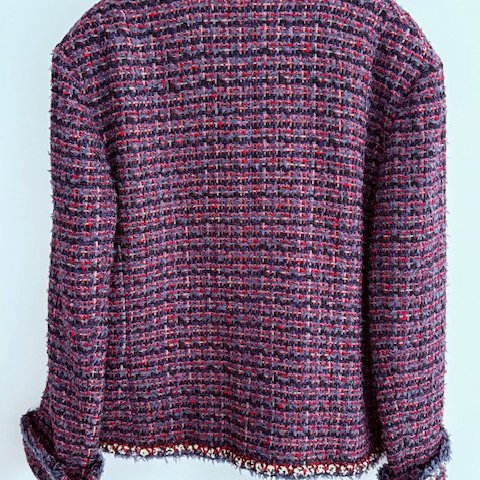 Chanel 明星同款超美編織外套-22