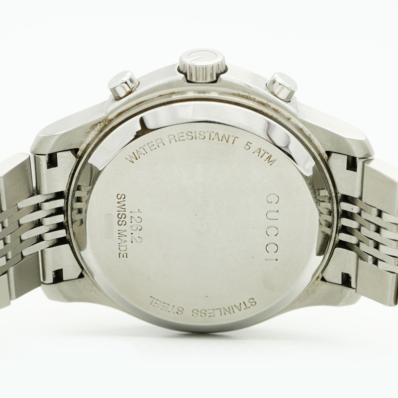 Gucci G-Timeless YA126214 黑色錶盤男士腕錶-5