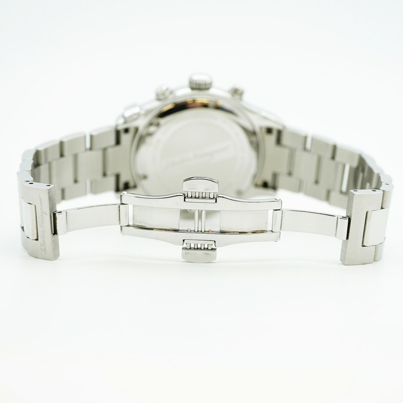 Ferragamo 1898 SFFM01420 銀色錶盤男士腕錶-4
