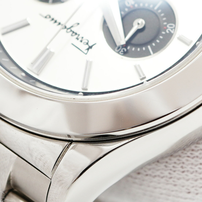 Ferragamo 1898 SFFM01420 銀色錶盤男士腕錶-7