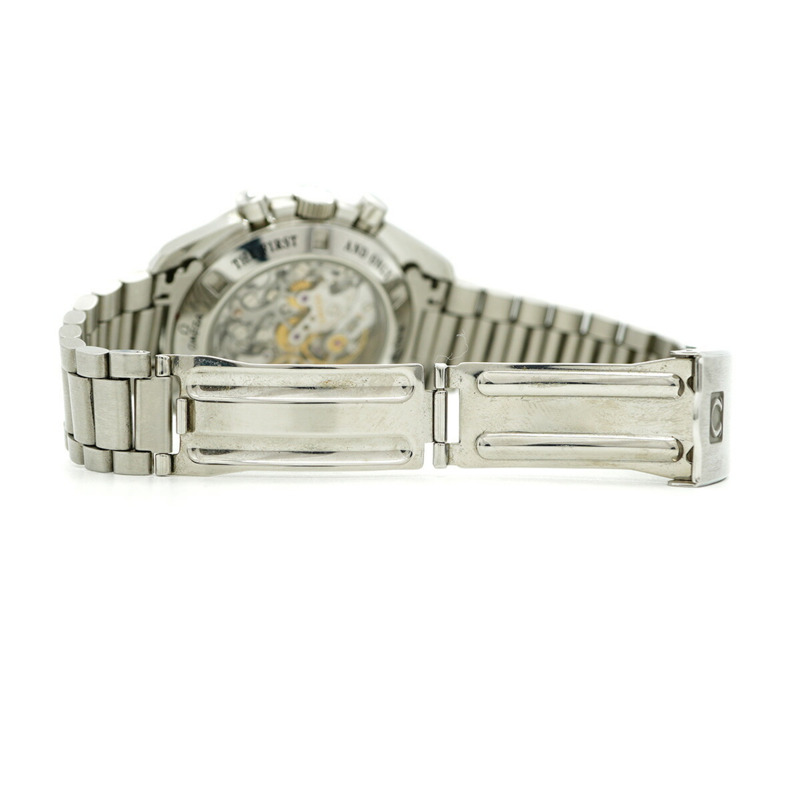 歐米茄超霸系列3876.50.31黑色錶盤男士腕錶-4