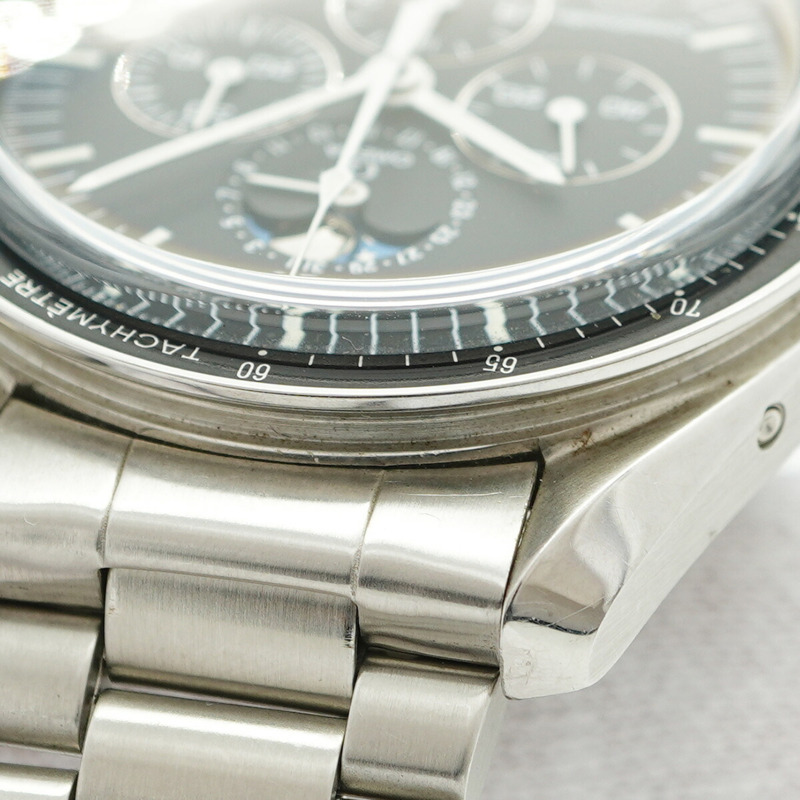 歐米茄超霸系列3876.50.31黑色錶盤男士腕錶-7