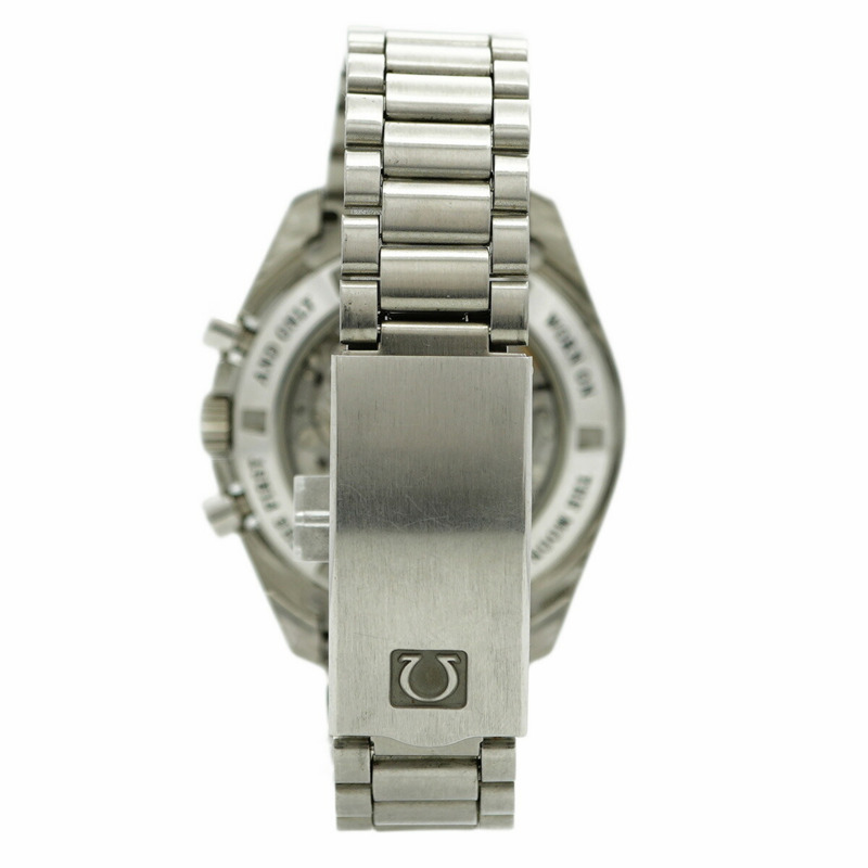 歐米茄超霸系列3876.50.31黑色錶盤男士腕錶-8