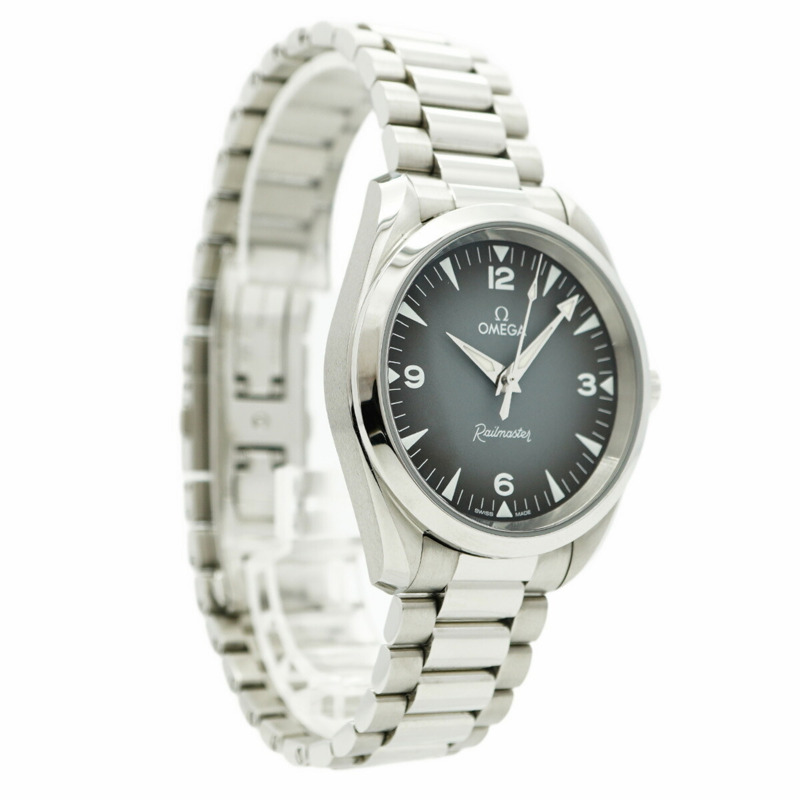 歐米茄 Railmaster 235.10.38.20.06.001 灰色錶盤男士腕錶-3