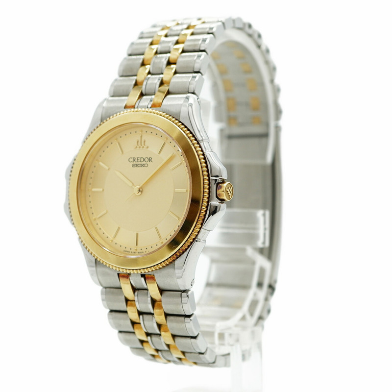 精工 Credor GCAR006 8J81-6A20 金色錶盤男士腕錶-2