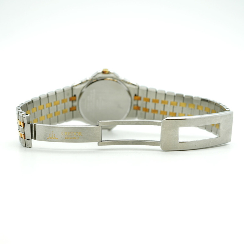 精工 Credor GCAR006 8J81-6A20 金色錶盤男士腕錶-4