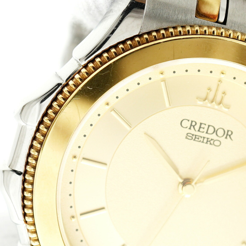 精工 Credor GCAR006 8J81-6A20 金色錶盤男士腕錶-7