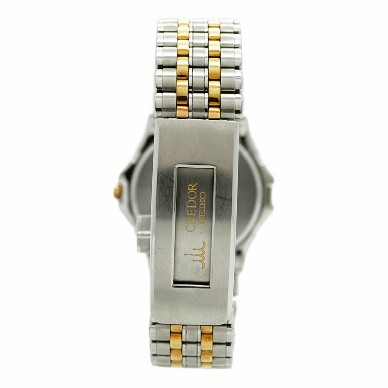 精工 Credor GCAR006 8J81-6A20 金色錶盤男士腕錶-8