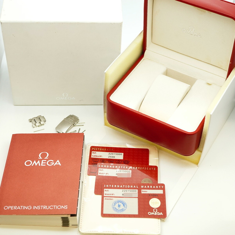 歐米茄海馬系列 2201.50 黑色錶盤男士腕錶-1