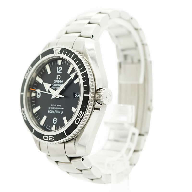 歐米茄海馬系列 2201.50 黑色錶盤男士腕錶-2