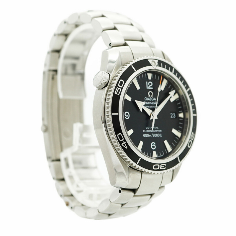 歐米茄海馬系列 2201.50 黑色錶盤男士腕錶-3