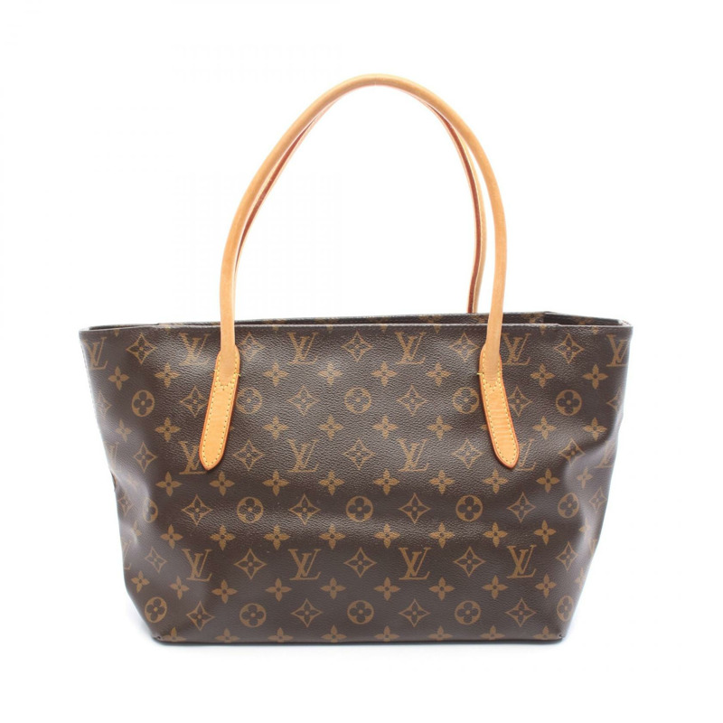 路易威登 Raspail PM Monogram 手提包 M40608 PVC塗層帆布皮革棕色二手女士-0