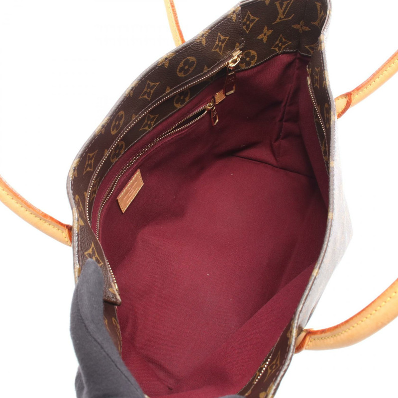 路易威登 Raspail PM Monogram 手提包 M40608 PVC塗層帆布皮革棕色二手女士-2