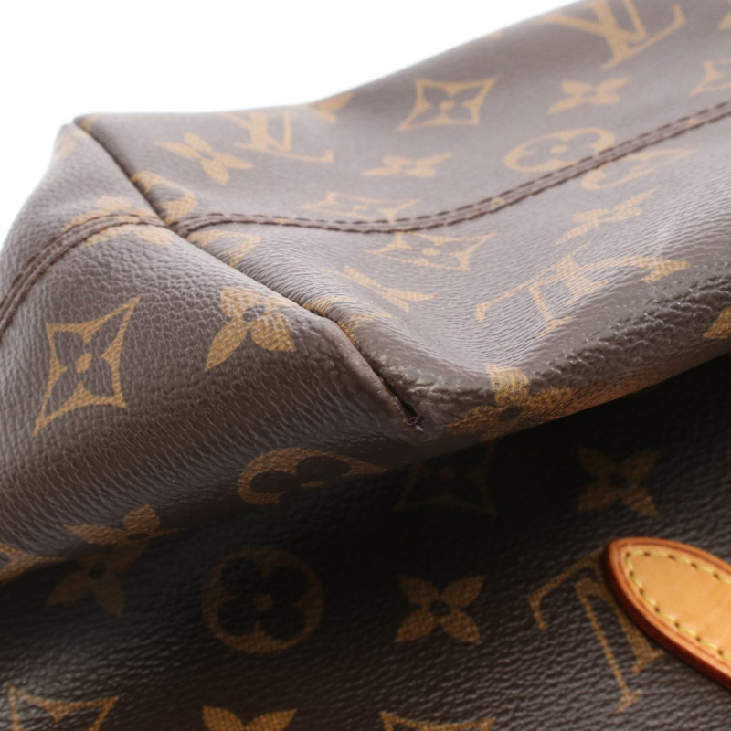 路易威登 Raspail PM Monogram 手提包 M40608 PVC塗層帆布皮革棕色二手女士-4