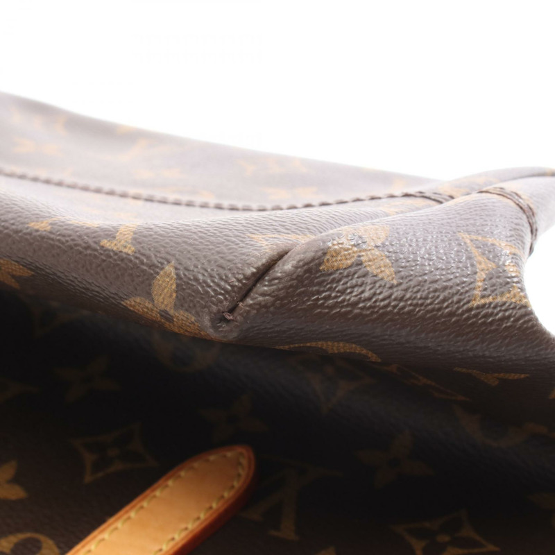 路易威登 Raspail PM Monogram 手提包 M40608 PVC塗層帆布皮革棕色二手女士-5