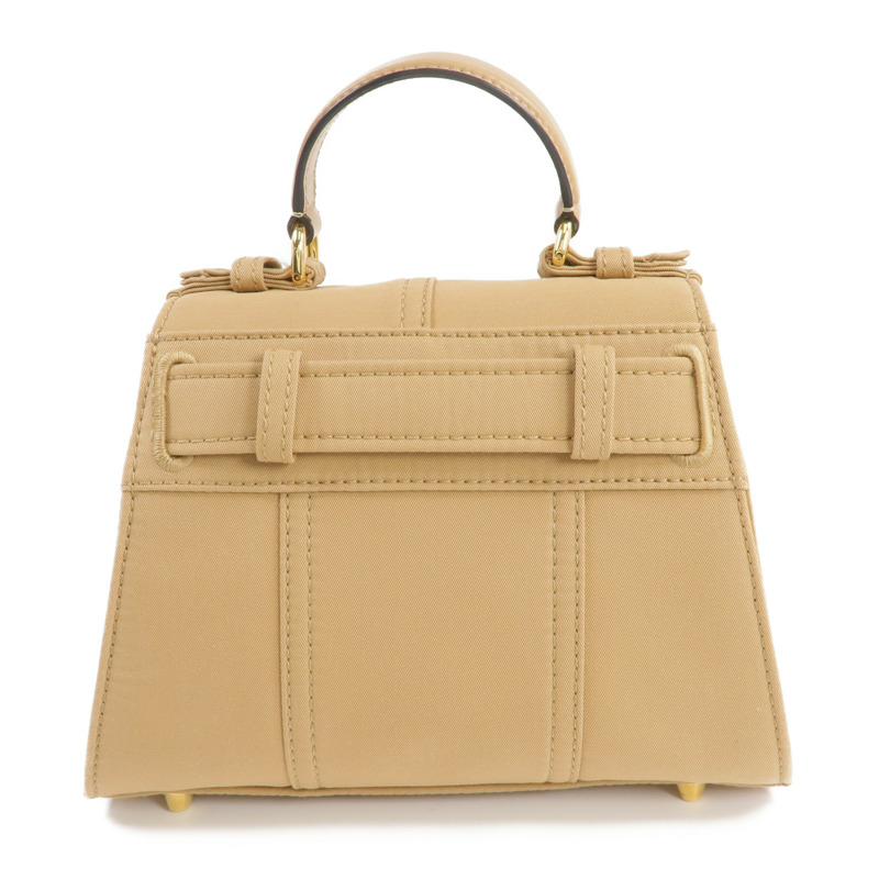 MOSCHINO 棉混紡Trench Coat Design 2 Way Shoulder金扣手挽肩背兩用袋-2