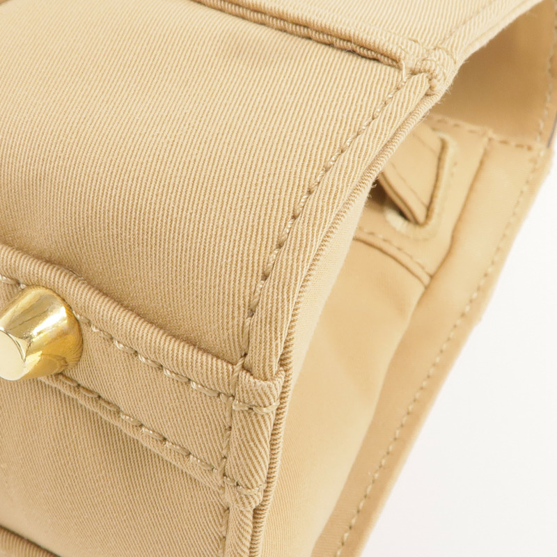 MOSCHINO 棉混紡Trench Coat Design 2 Way Shoulder金扣手挽肩背兩用袋-8