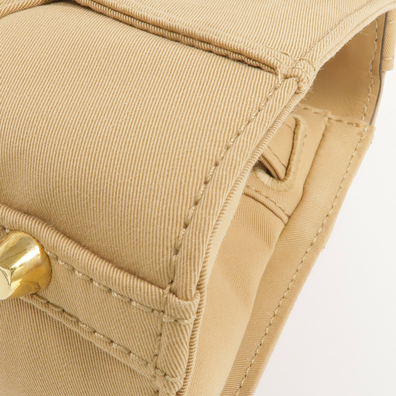 MOSCHINO 棉混紡Trench Coat Design 2 Way Shoulder金扣手挽肩背兩用袋-9