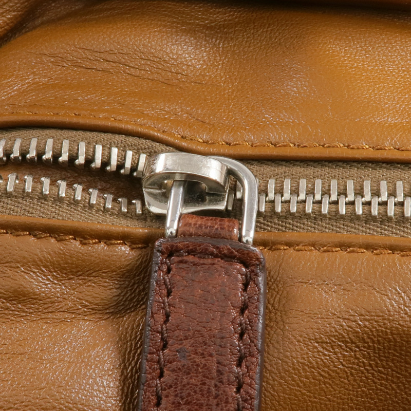 PRADA 牛皮皮革Handbag/Boston Bag銀扣手挽袋/波士頓包-15