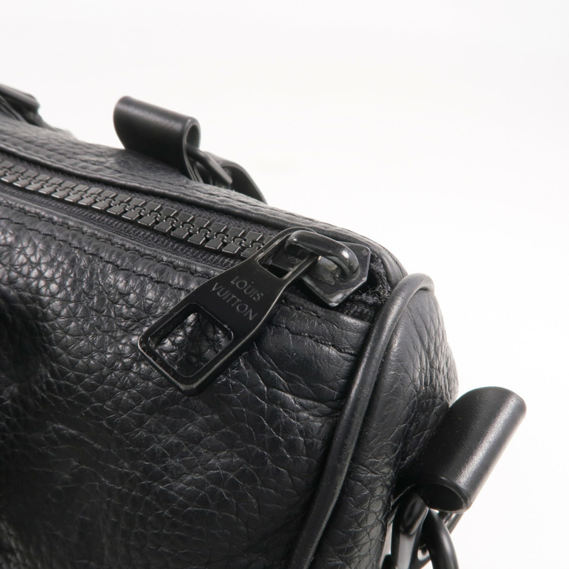 LOUIS VUITTON Monogram Taurillon Keepall Bandouliere 25手挽肩背兩用袋-7