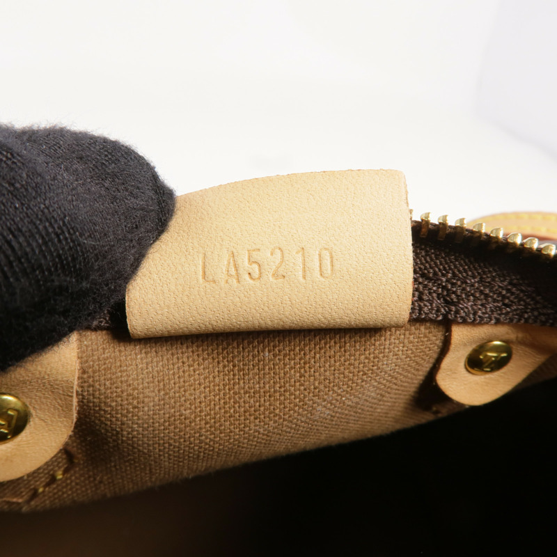 LOUIS VUITTON Monogram Nano Speedy金扣手挽肩背兩用袋棕色-5