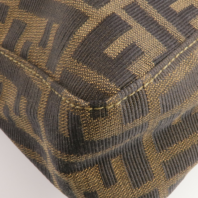 FENDI 帆布Zucchino金扣肩背袋-12