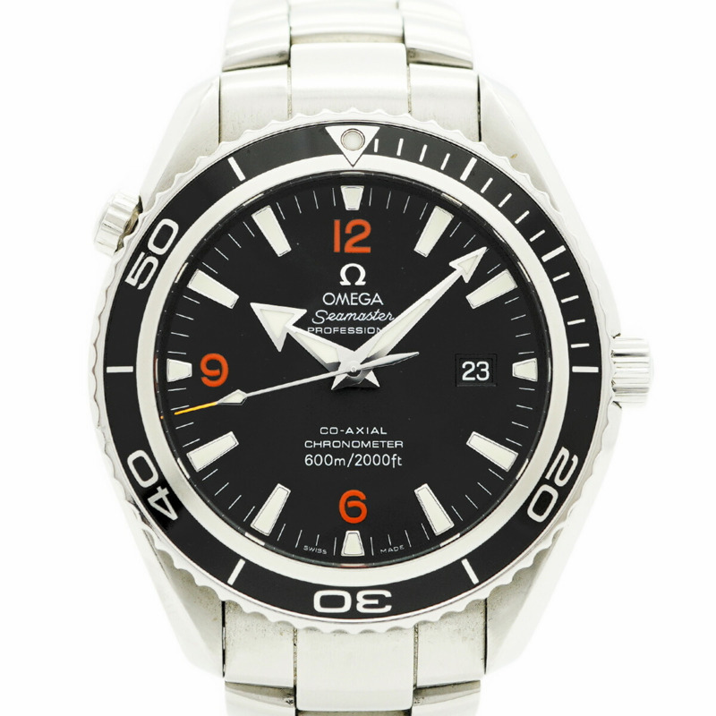 歐米茄海馬系列 2200.51 黑色錶盤男士腕錶-0