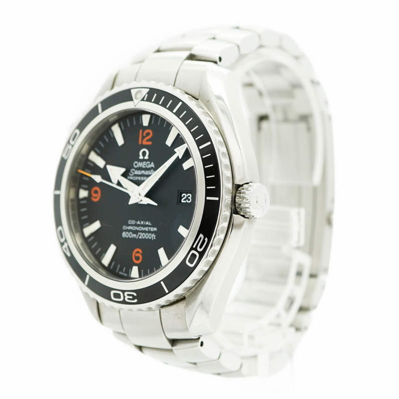 歐米茄海馬系列 2200.51 黑色錶盤男士腕錶-2