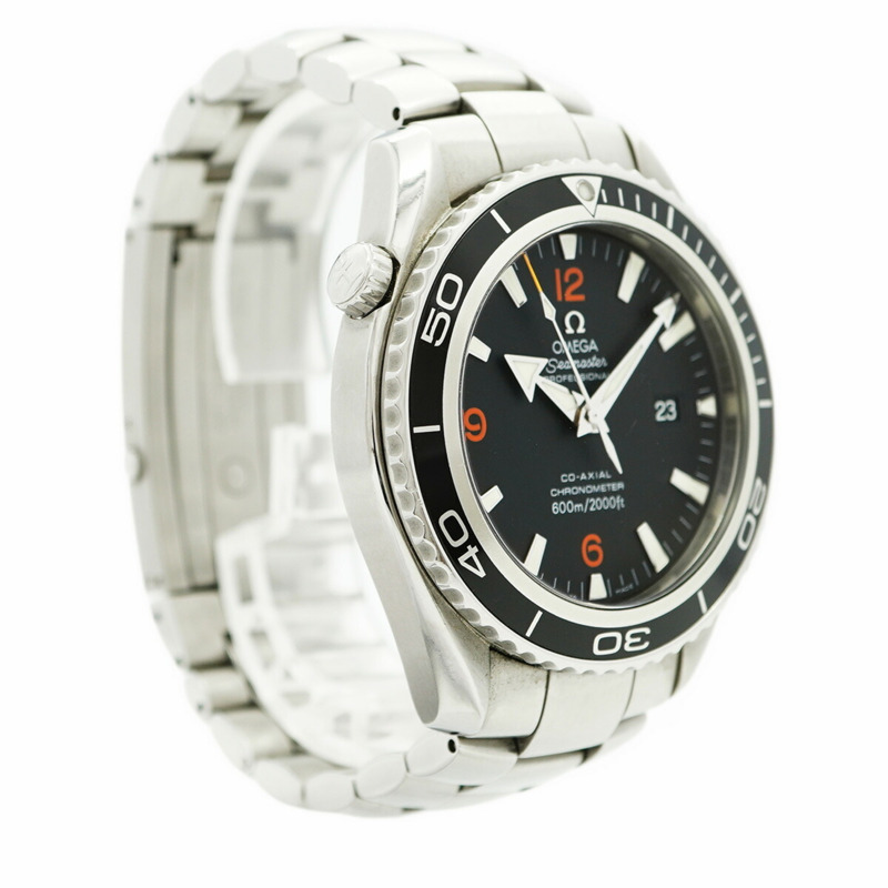 歐米茄海馬系列 2200.51 黑色錶盤男士腕錶-3