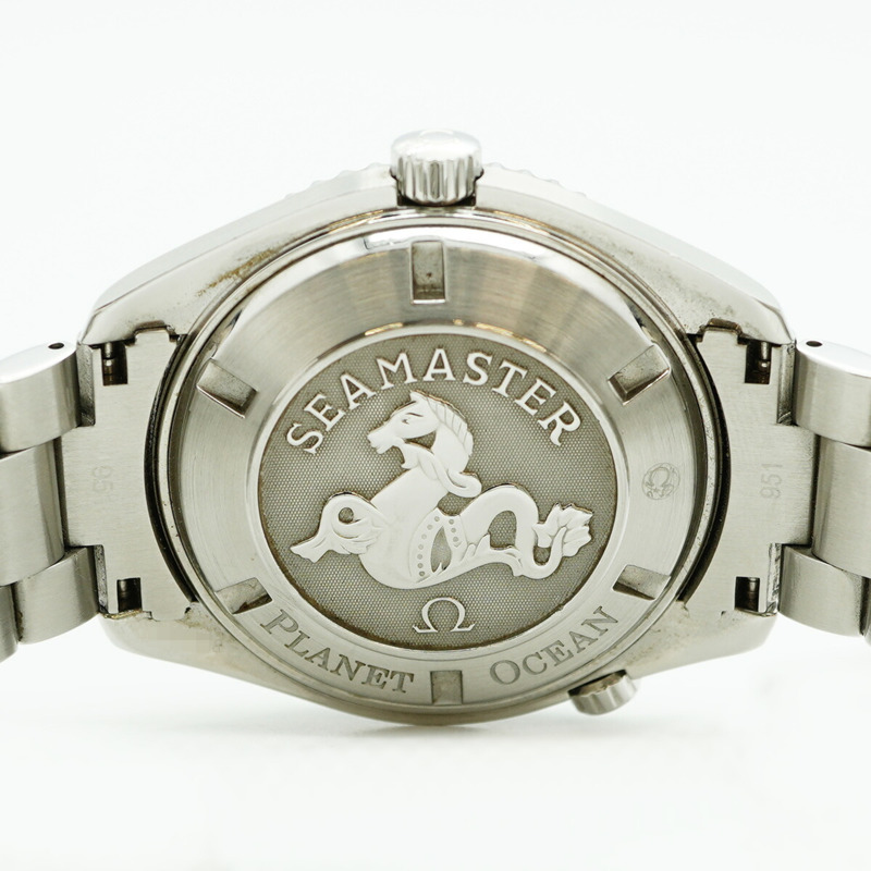 歐米茄海馬系列 2200.51 黑色錶盤男士腕錶-5