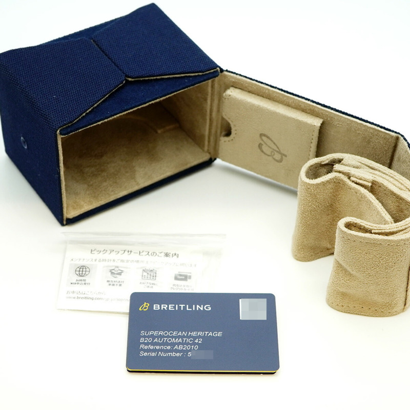 百年靈超級海洋文化系列AB2010藍色錶盤男士腕錶-1