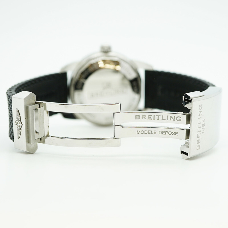 百年靈超級海洋文化系列AB2010藍色錶盤男士腕錶-4