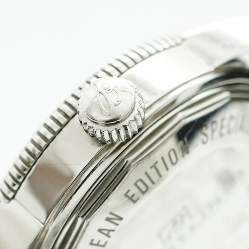 百年靈超級海洋文化系列AB2010藍色錶盤男士腕錶-10