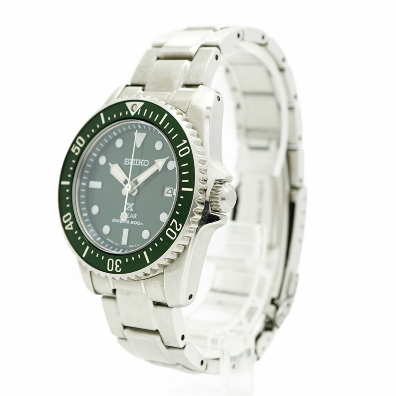 精工 Prospex SBDN077 V147-0CS0 綠色錶盤男士腕錶-2