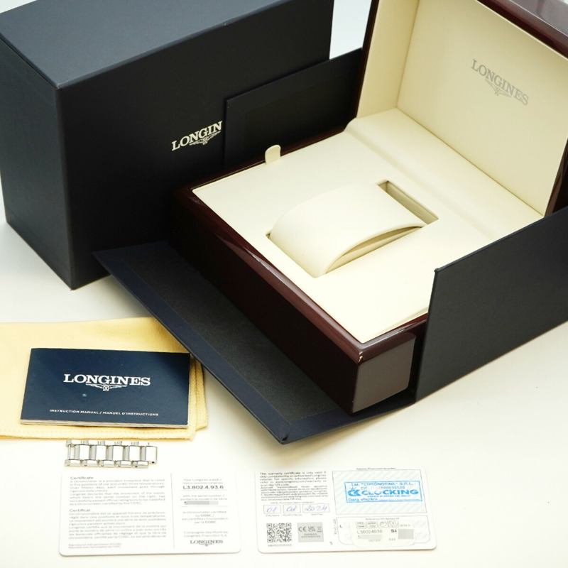 浪琴 Spirit Zulu Time L3.802.4.93.6 海軍藍錶盤男士腕錶-1