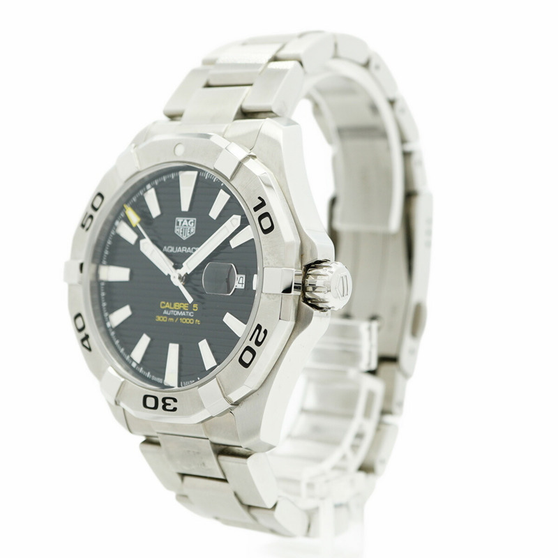 TAG Heuer Aquaracer WAY2010 黑色錶盤男士手錶-2
