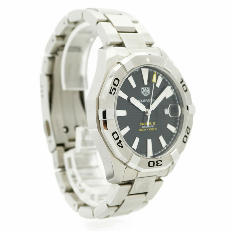 TAG Heuer Aquaracer WAY2010 黑色錶盤男士手錶-3
